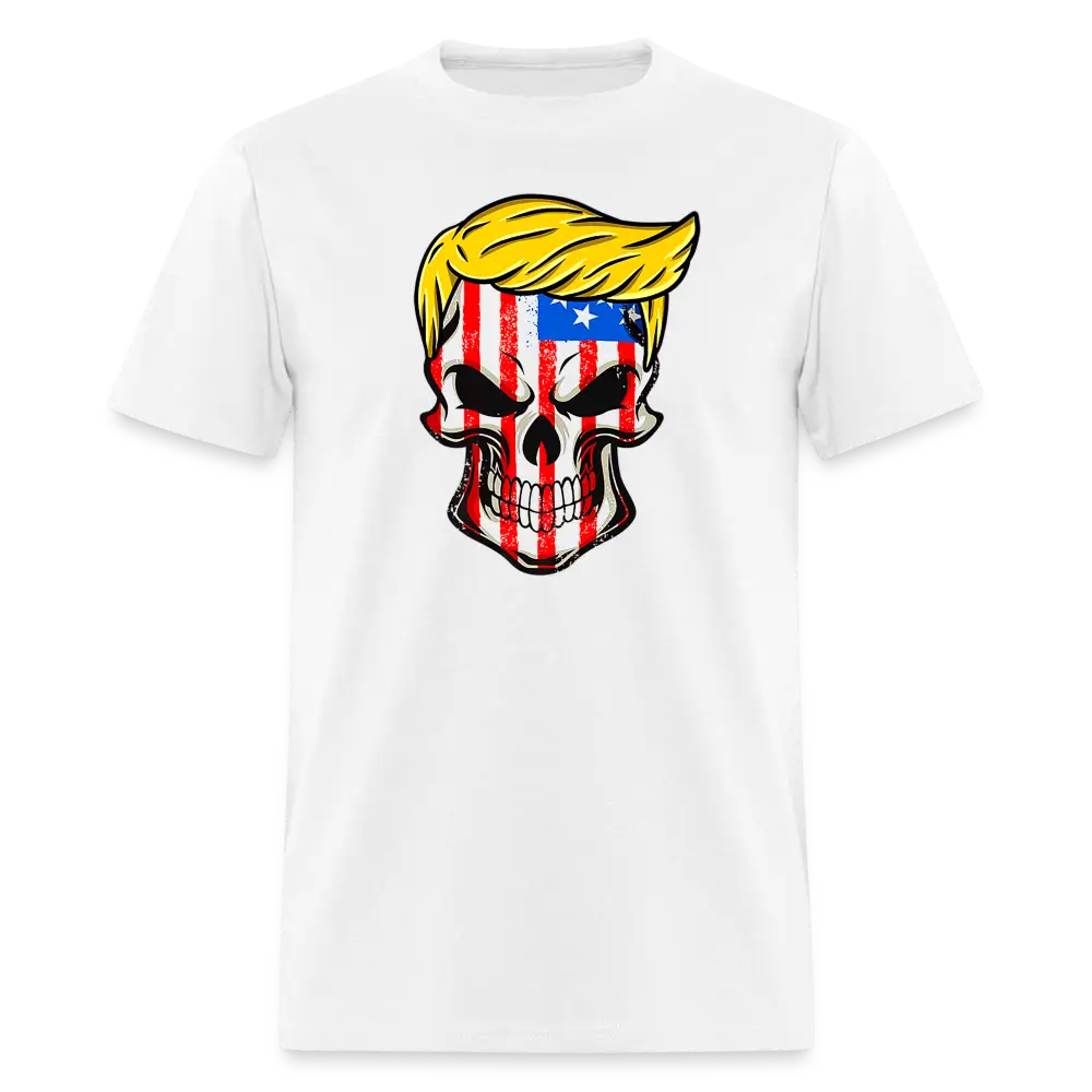 Trump Skull American Flag Trump 2024 T-Shirt