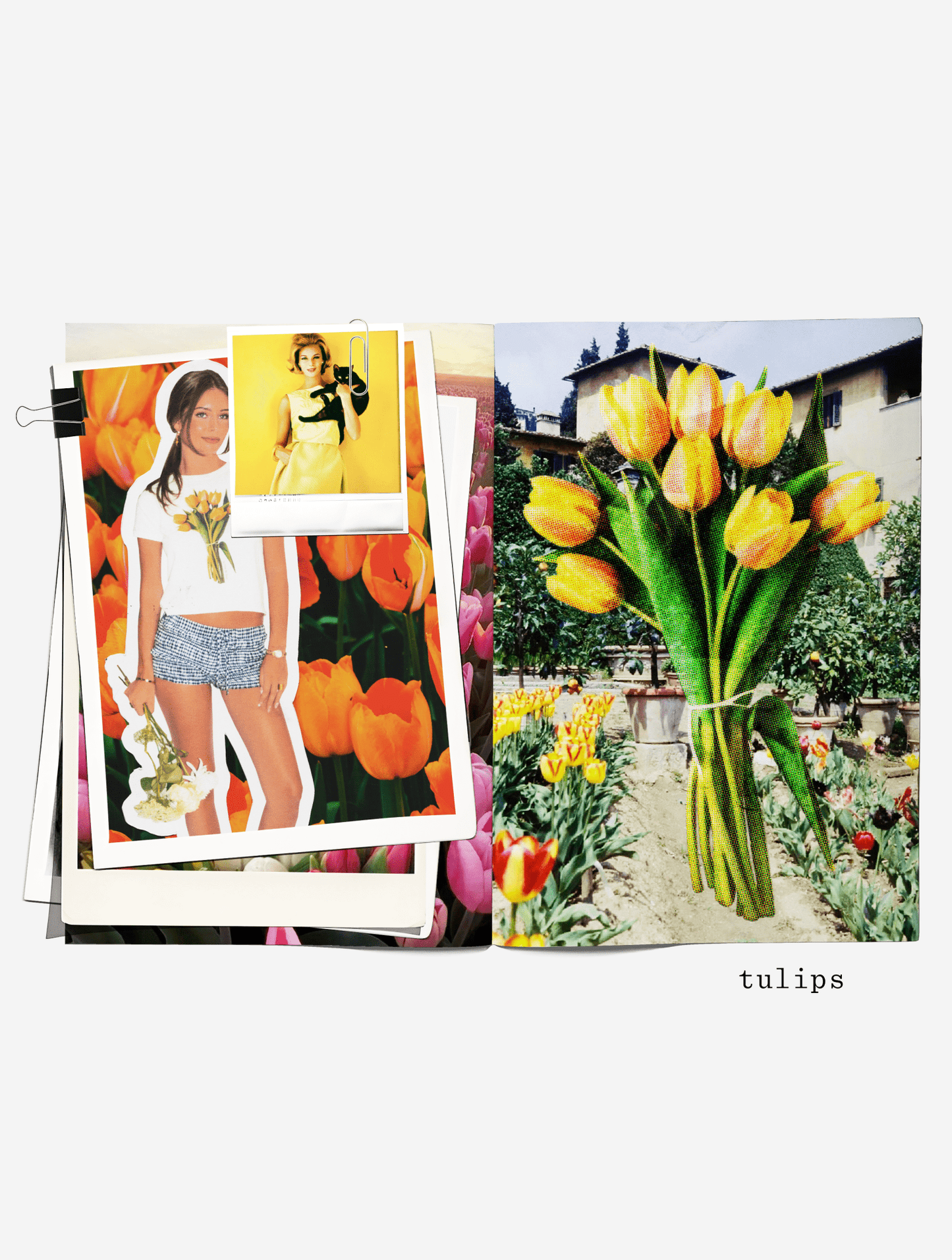 tulips baby tee
