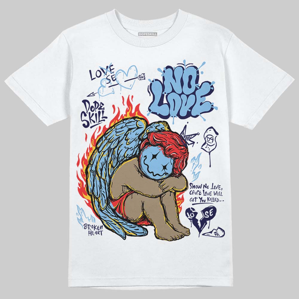 University Blue Collection DopeSkill T-Shirt No Love Graphic