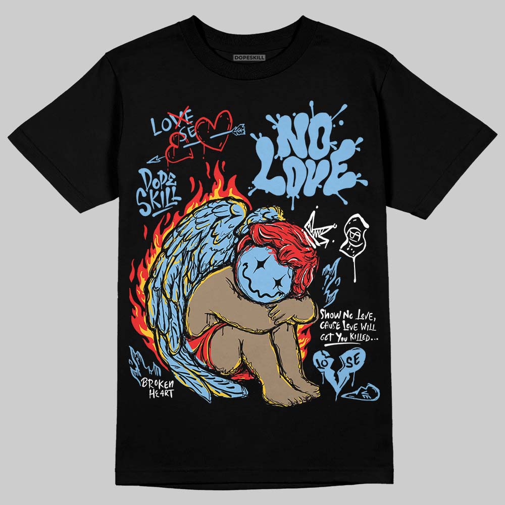 University Blue Collection DopeSkill T-Shirt No Love Graphic
