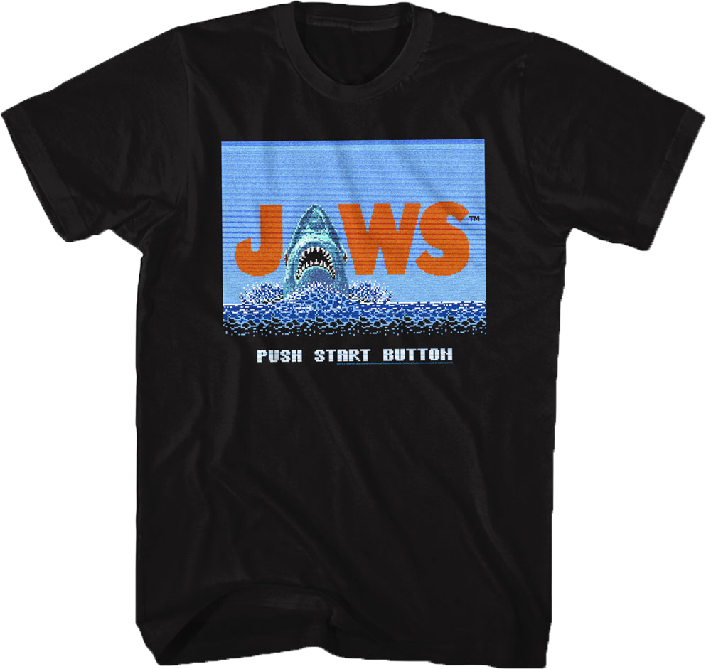 Video Game Jaws T-Shirt