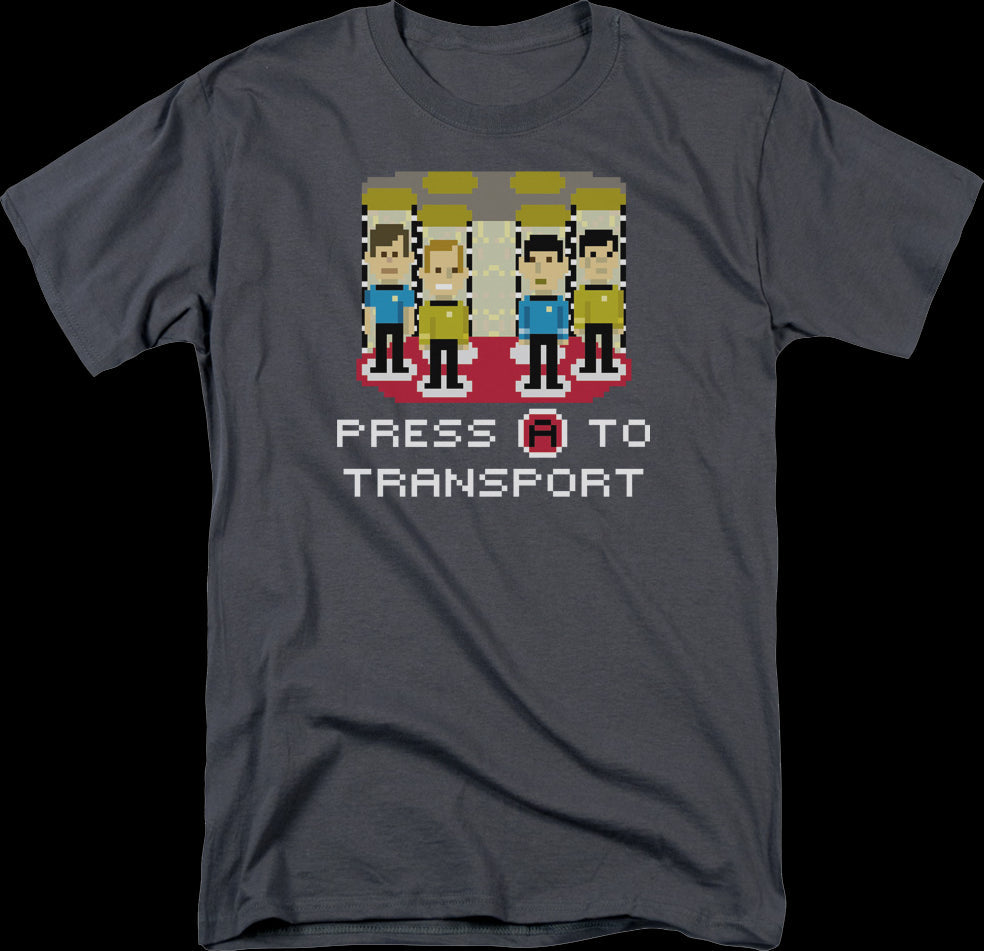 Video Game Transport Star Trek T-Shirt