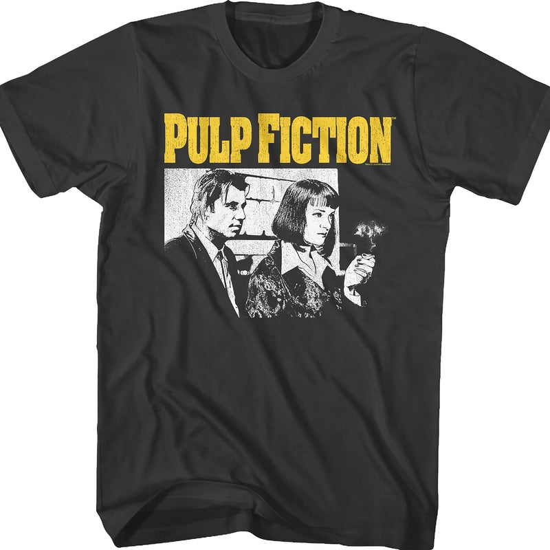Vincent And Mia Sketch Pulp Fiction T-Shirt