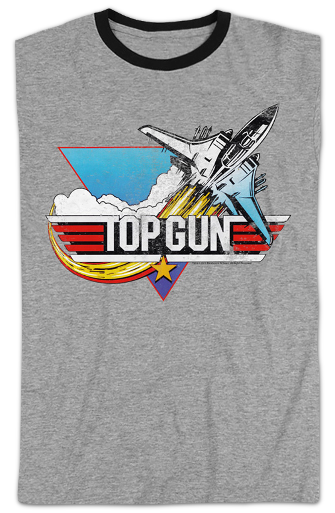 Vintage Logo Top Gun Ringer Shirt