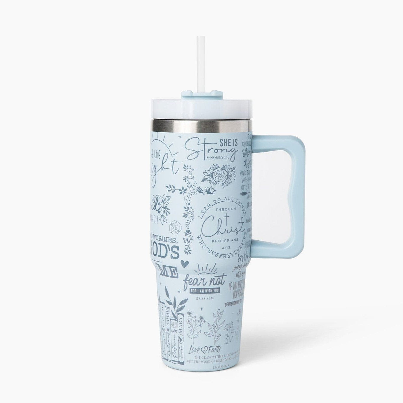 Jesus All Over Print Stainless Steel 30oz Tumbler With Handle