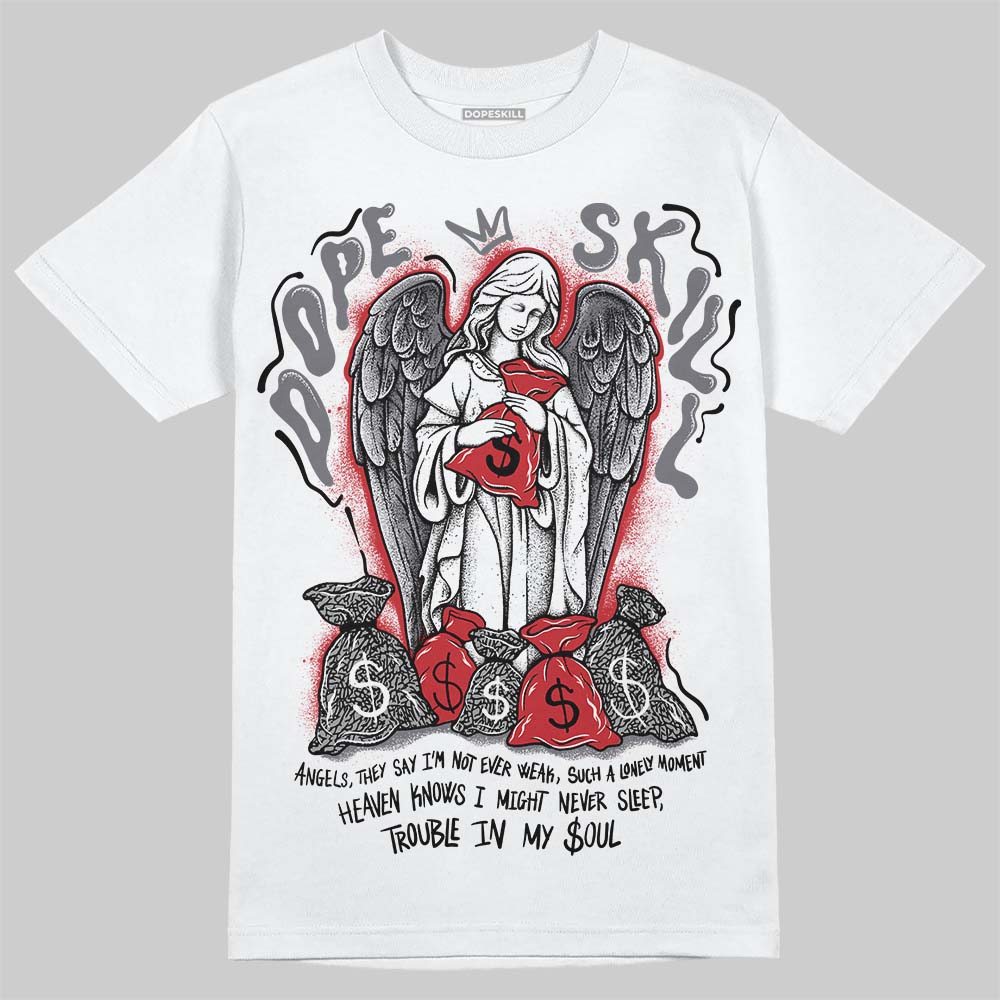 Cement Grey 3s DopeSkill T-Shirt Angels Graphic