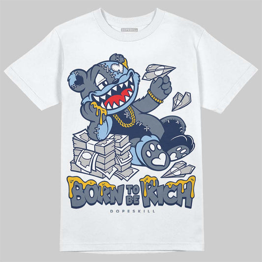 9060 Grey Day DopeSkill T-Shirt Born To Be Rich Graphic