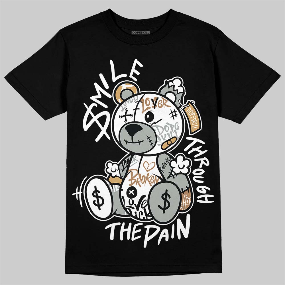 1906R ‚ÄòWhite Gold‚Äô DopeSkill T-Shirt Smile Through The Pain Graphic