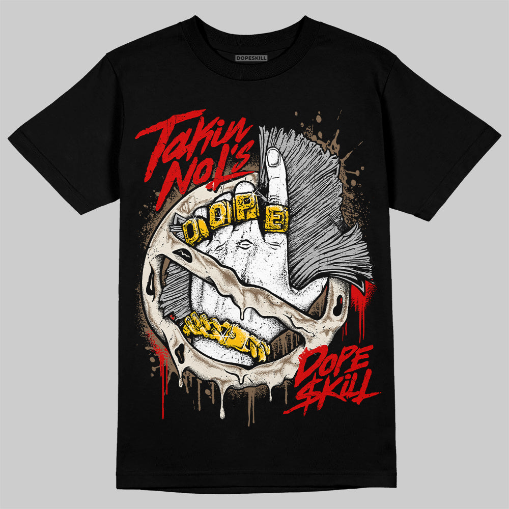 AJ 1 Low OG ‚ÄúReverse Mocha‚Äù DopeSkill T-Shirt Takin No L's Graphic