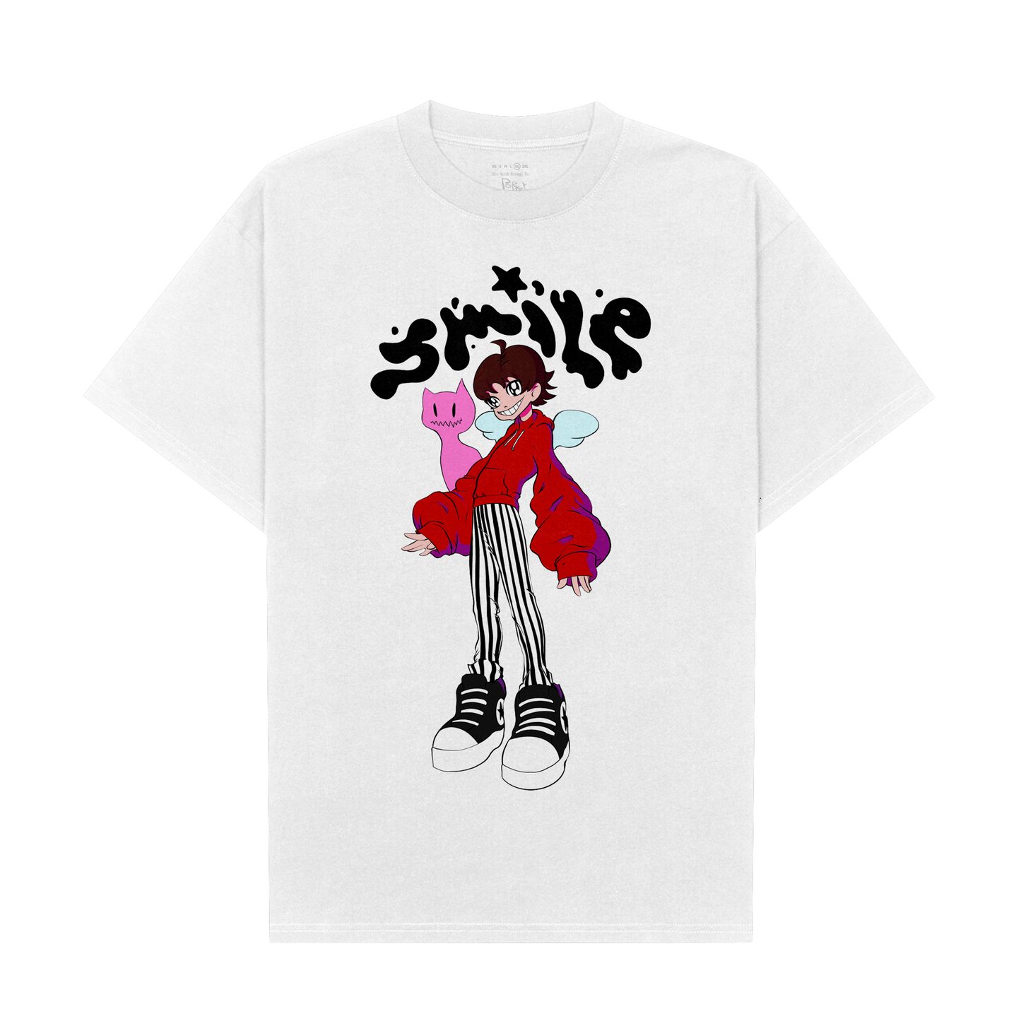 character tee - white