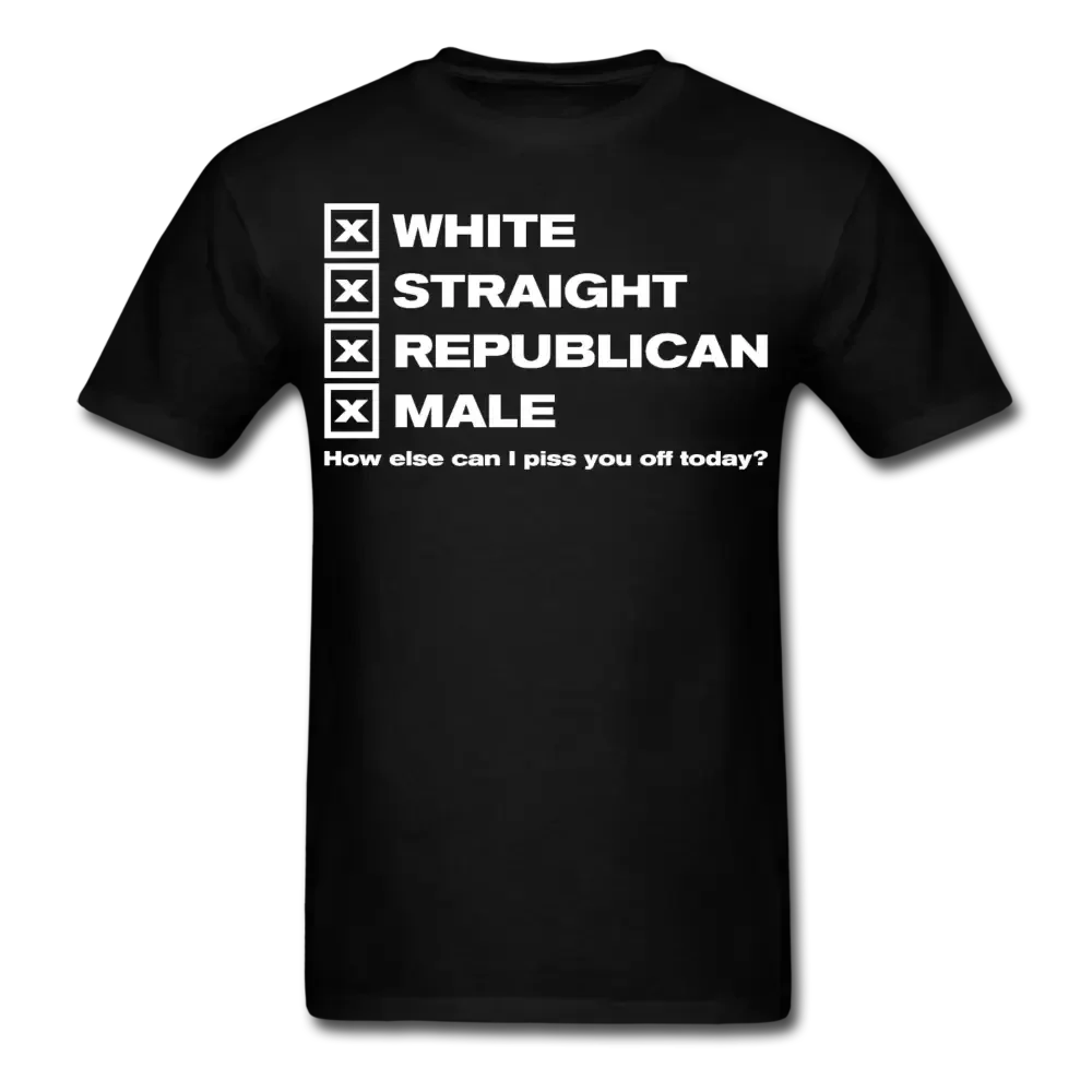 White Straight Republican Male T-Shirt