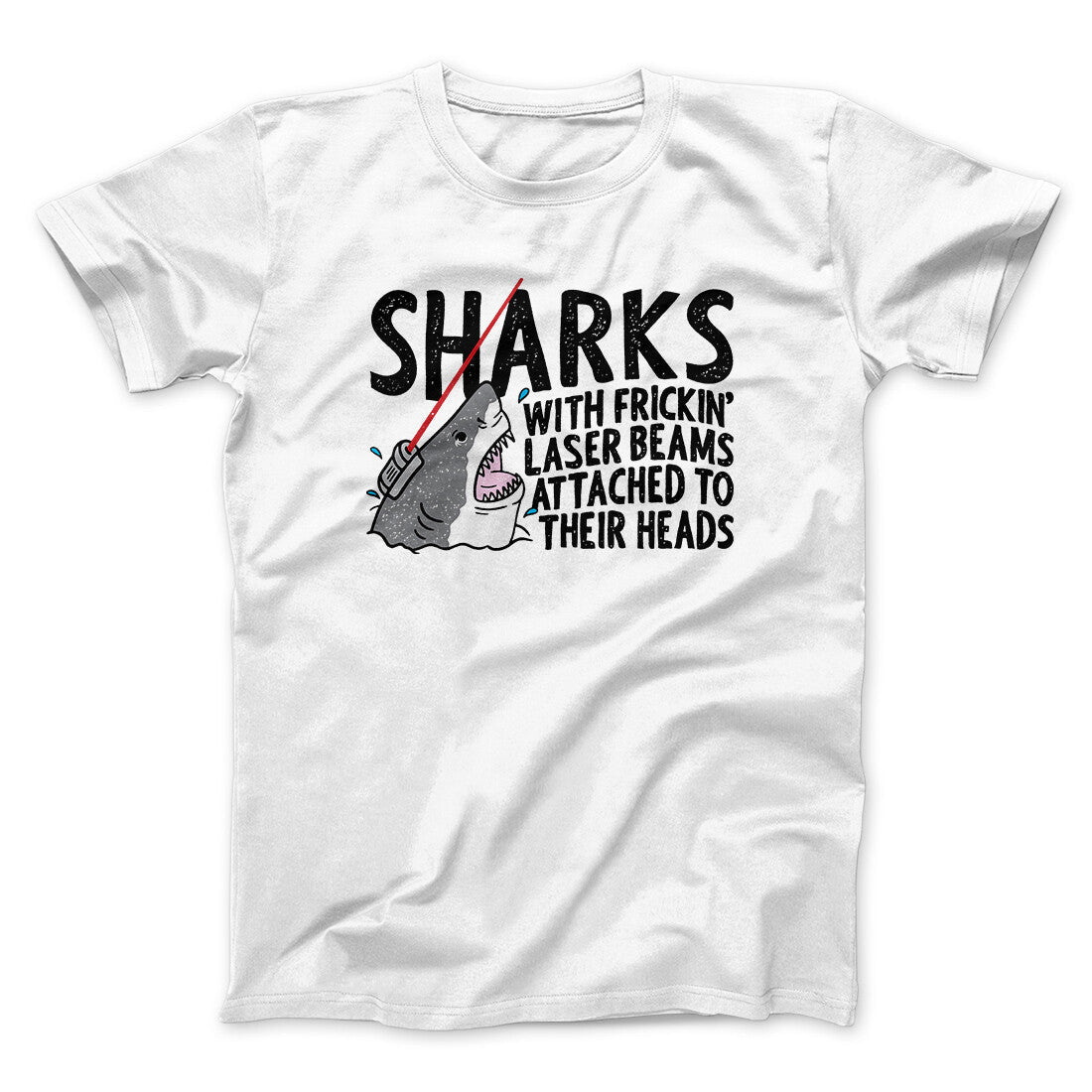 Sharks With Frickin‚Äô Laser Beams Funny Movie Men/Unisex T-Shirt