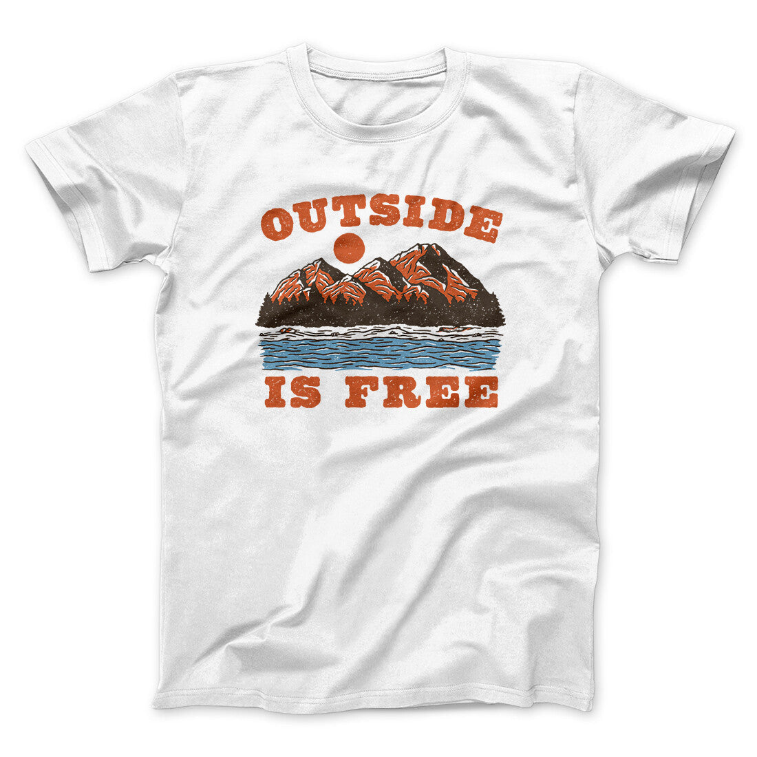 Outside Is Free Men/Unisex T-Shirt