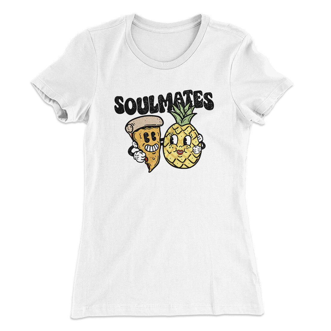 Soulmates Pineapple & Pizza Women's T-Shirt
