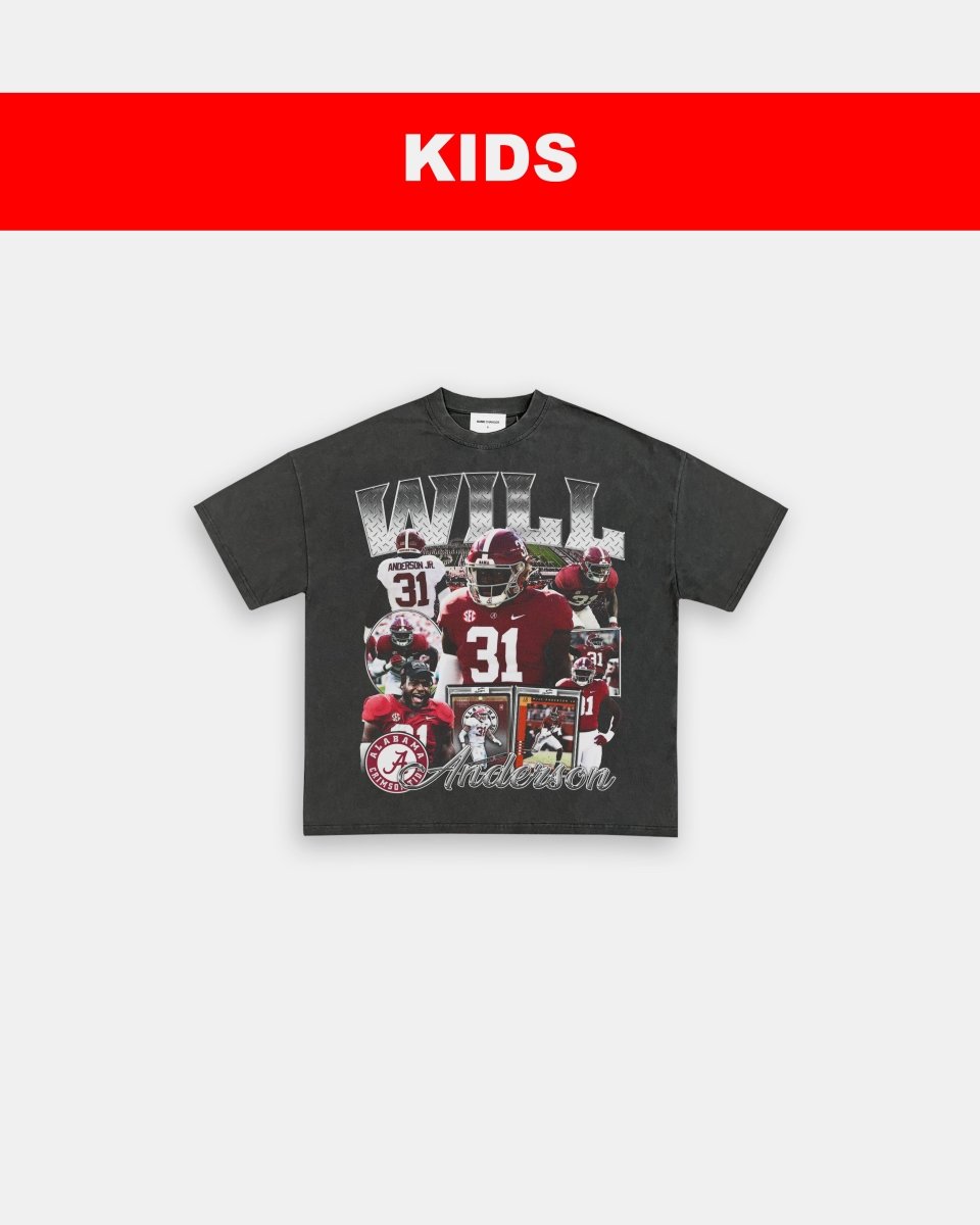 WILL ANDERSON JR - ALABAMA - KIDS TEE Style001