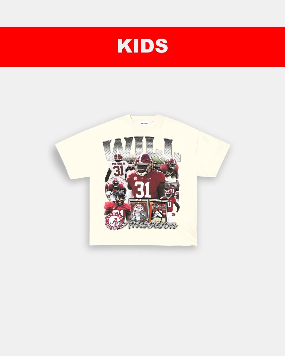 WILL ANDERSON JR - ALABAMA - KIDS TEE Style001