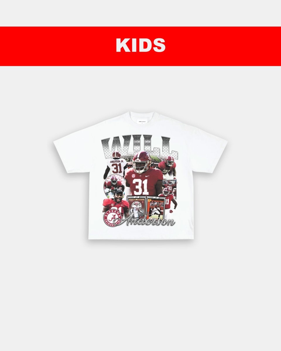 WILL ANDERSON JR - ALABAMA - KIDS TEE Style001