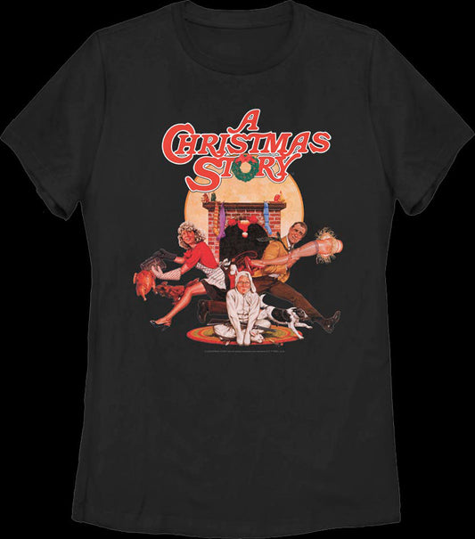 Womens Classic Poster A Christmas Story Shirt