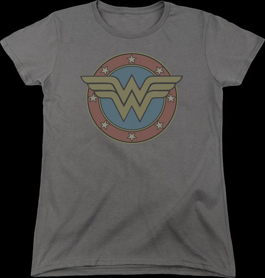 Womens Classic Wonder Woman Logo Shirt