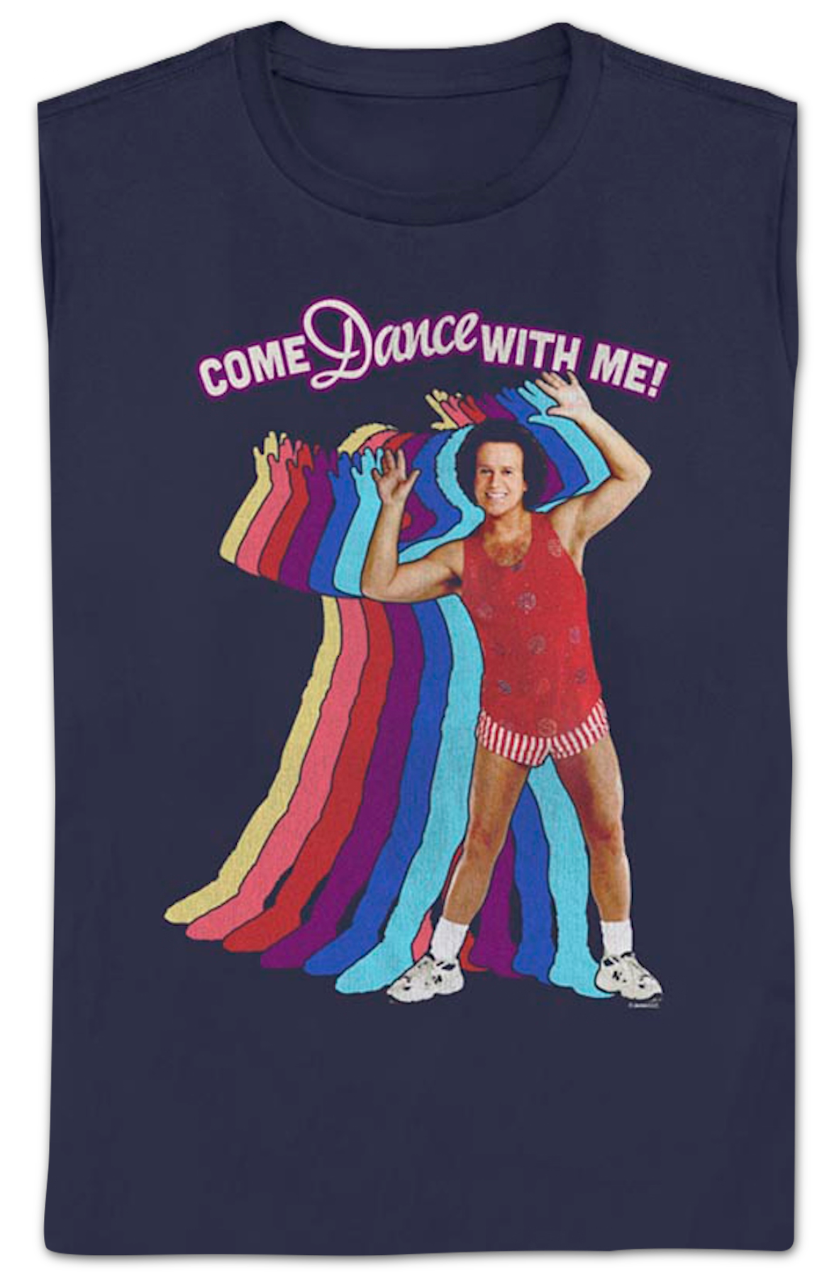 Womens Come Dance With Me Richard Simmons Shirt