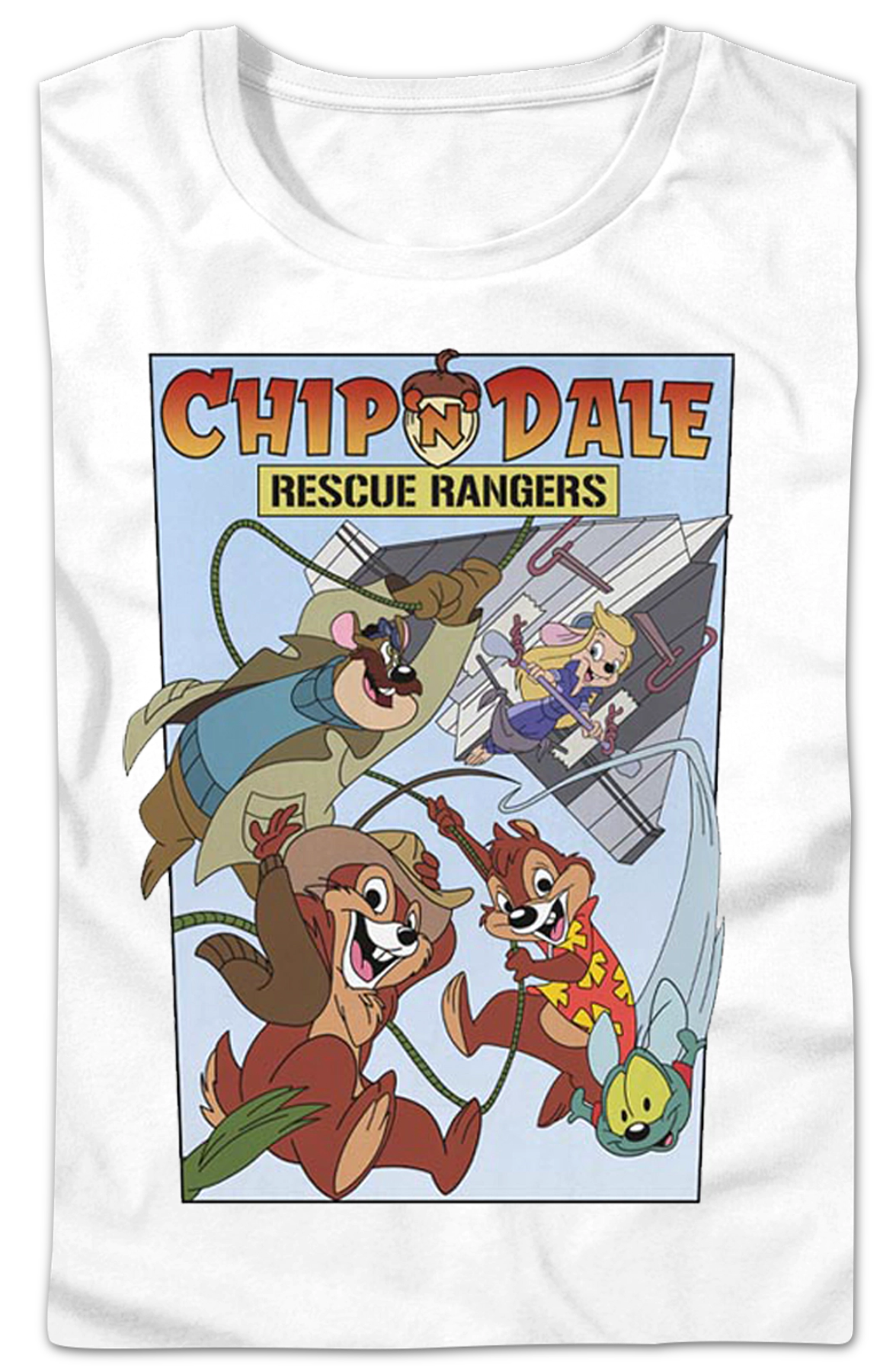 Womens Comic Book Cover Chip 'n Dale Rescue Rangers Shirt