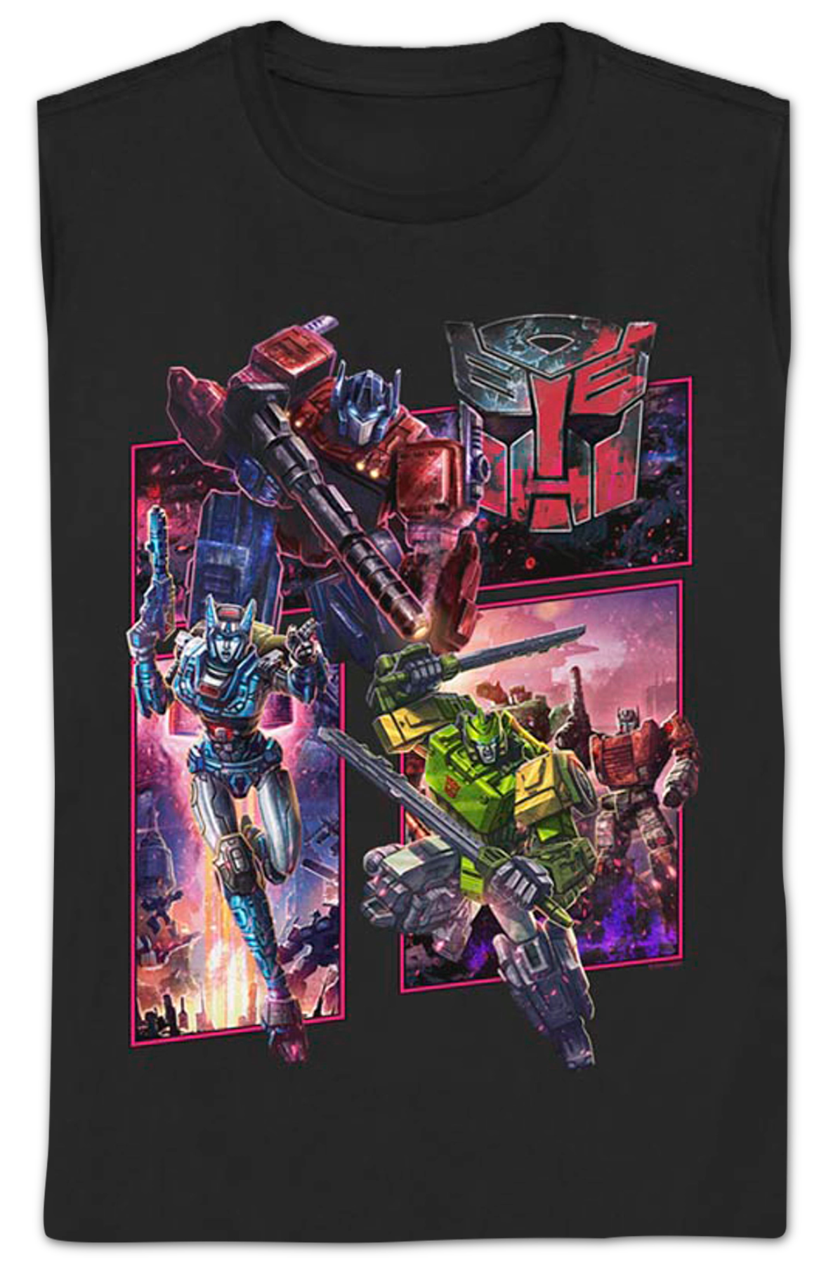 Womens Logo And Autobots Transformers Shirt