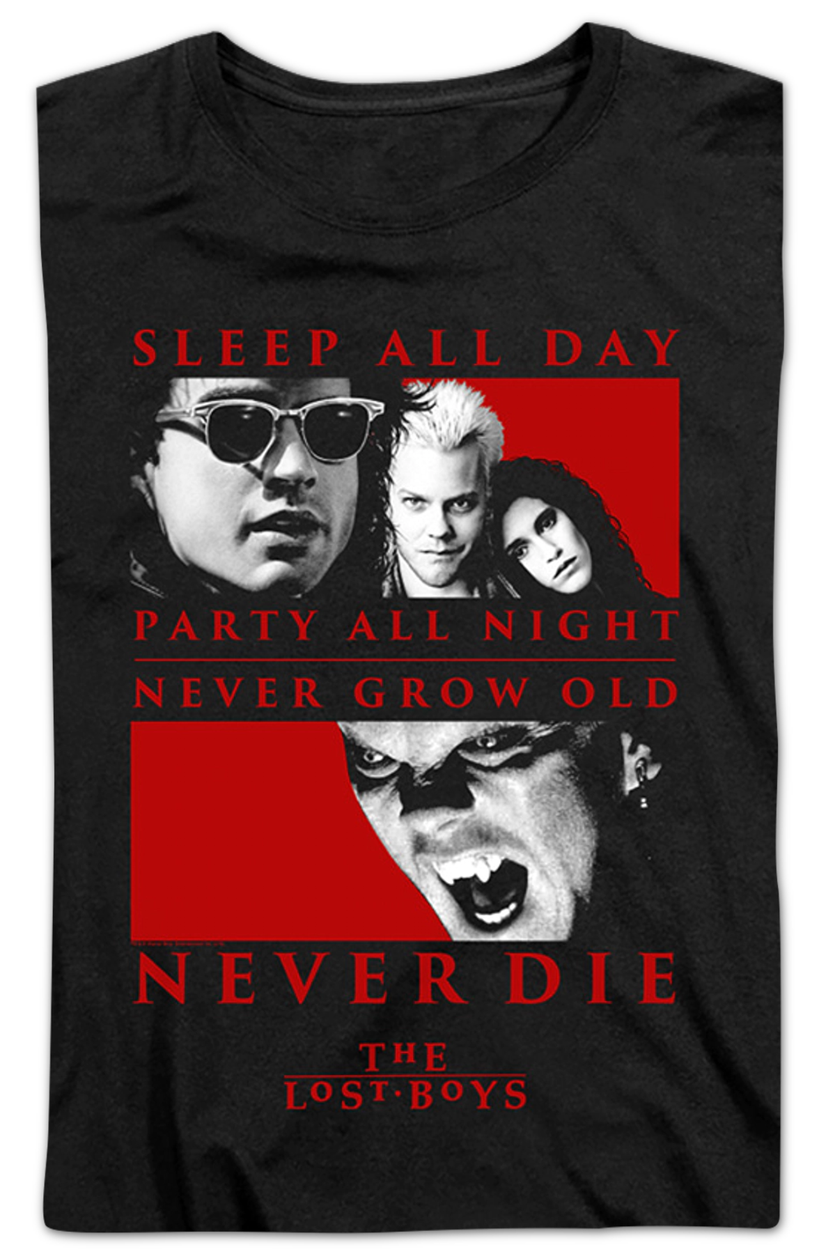 Womens Never Die Lost Boys Shirt