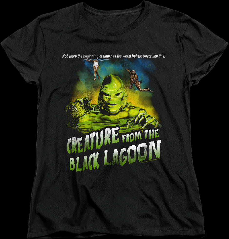 Womens Tagline Creature From The Black Lagoon Shirt