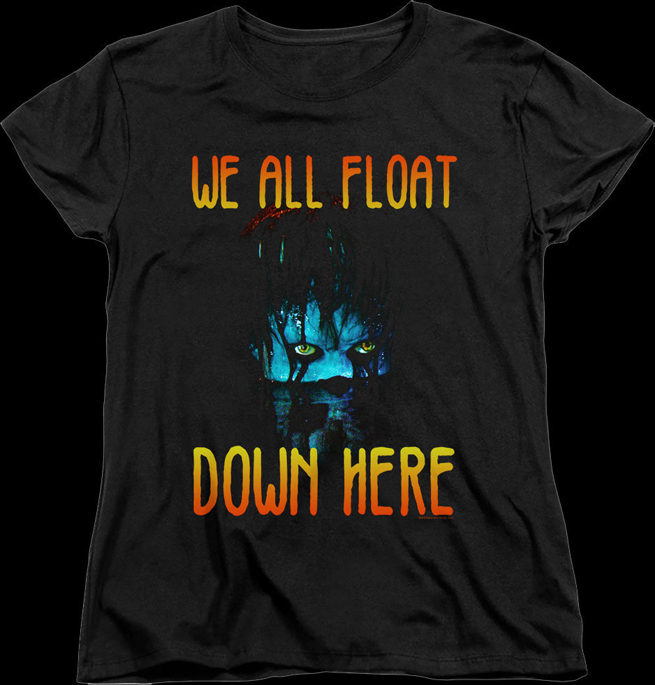 Womens We All Float Down Here IT Shirt