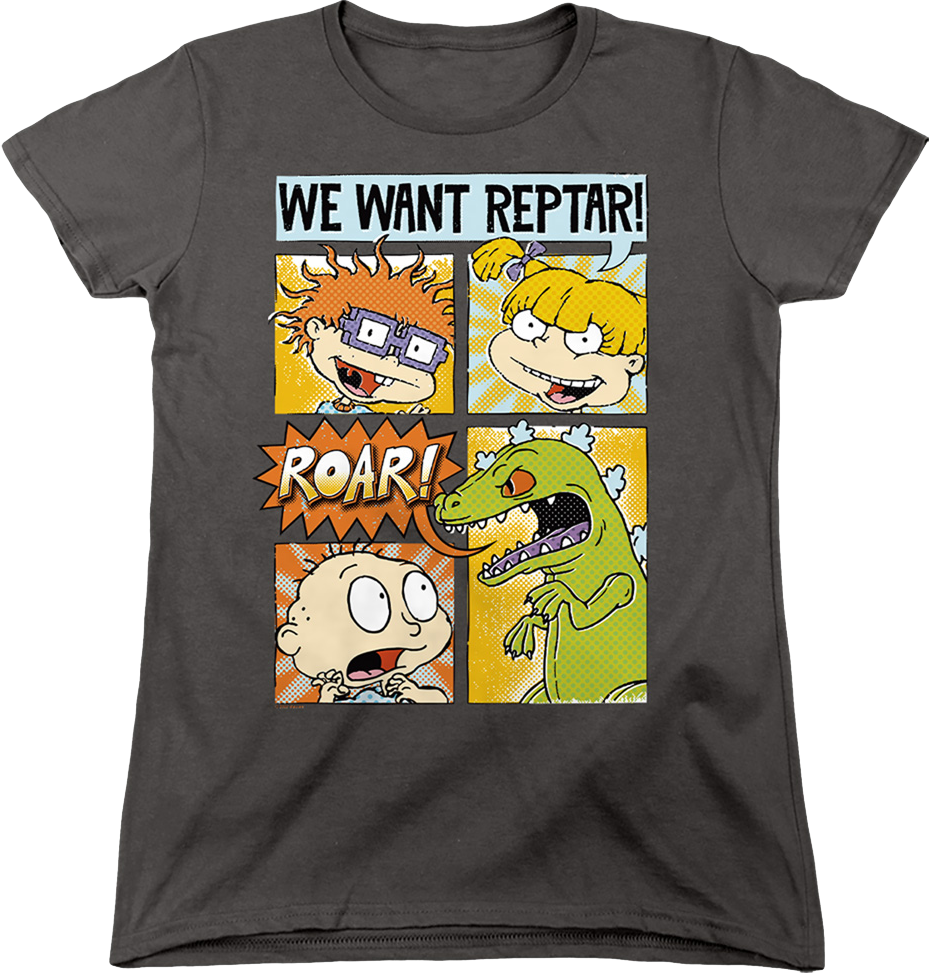 Womens We Want Reptar Rugrats Shirt