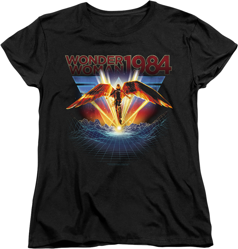 Womens Welcome To 1984 Wonder Woman Shirt
