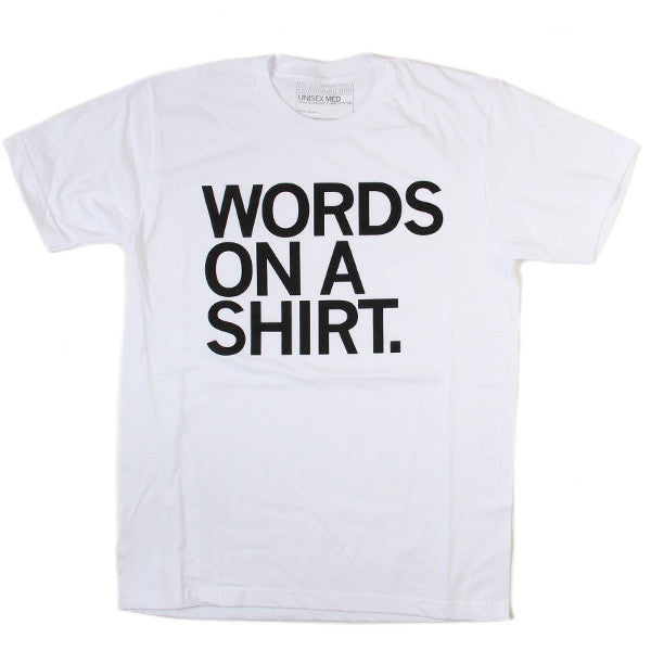 Words On A Shirt