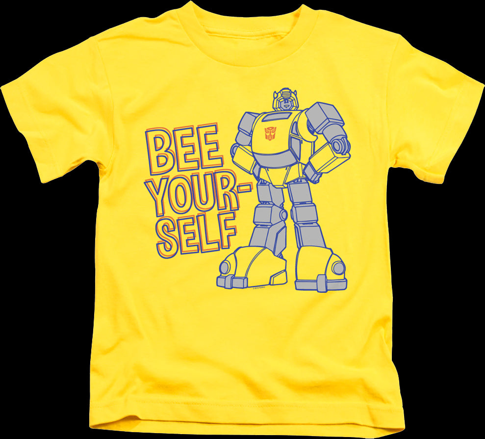 Youth Bee Yourself Bumblebee Transformers Shirt