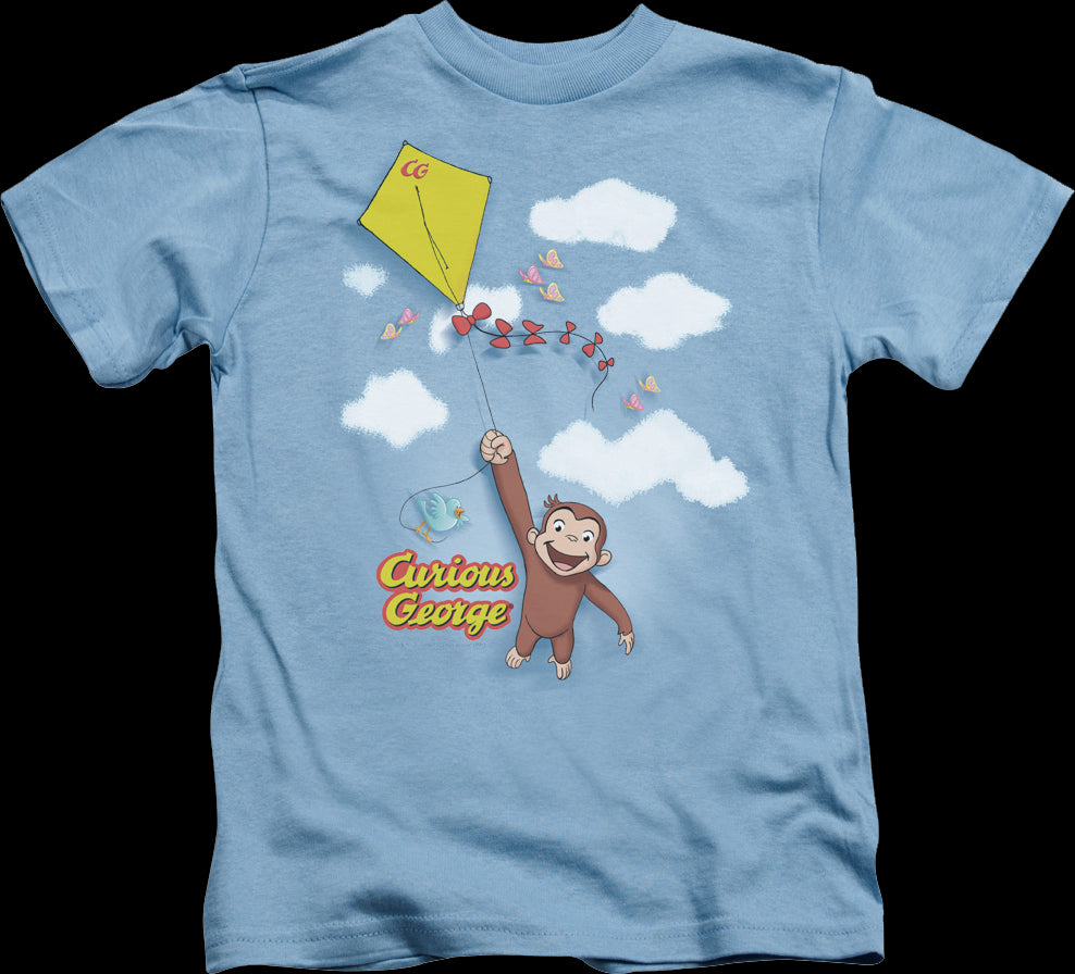 Youth Fly a Kite Curious George Shirt