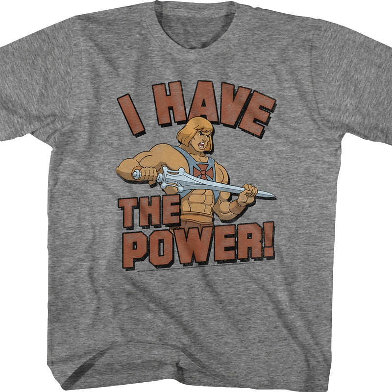 Youth He-Man I Have the Power Masters of the Universe Shirt