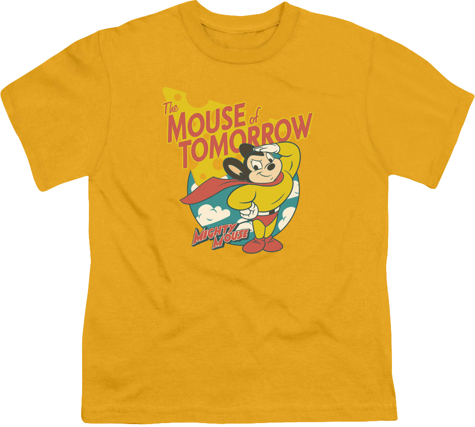 Youth The Mouse of Tomorrow Mighty Mouse Shirt