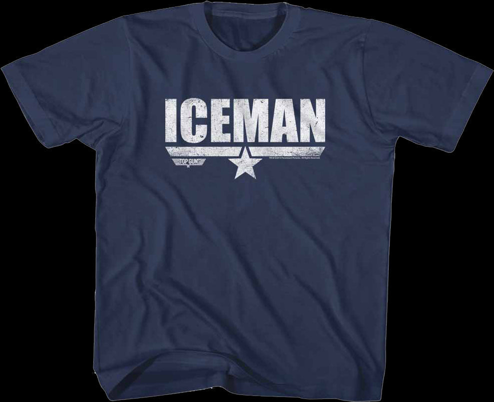 Youth Top Gun Iceman Shirt