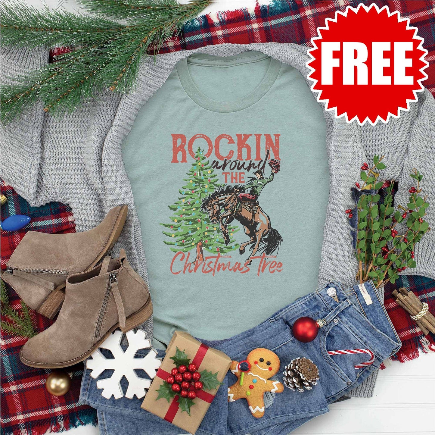 Rockin Around Tee - 0