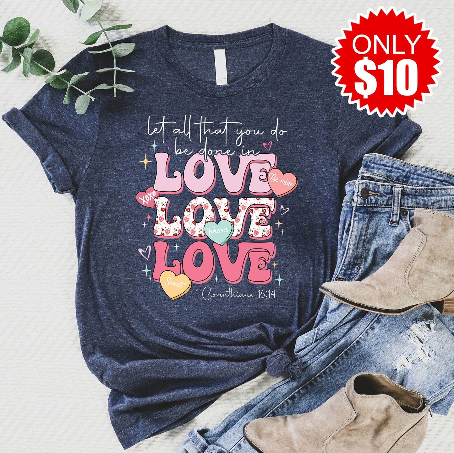 Let All That You Do Retro Tee - 10