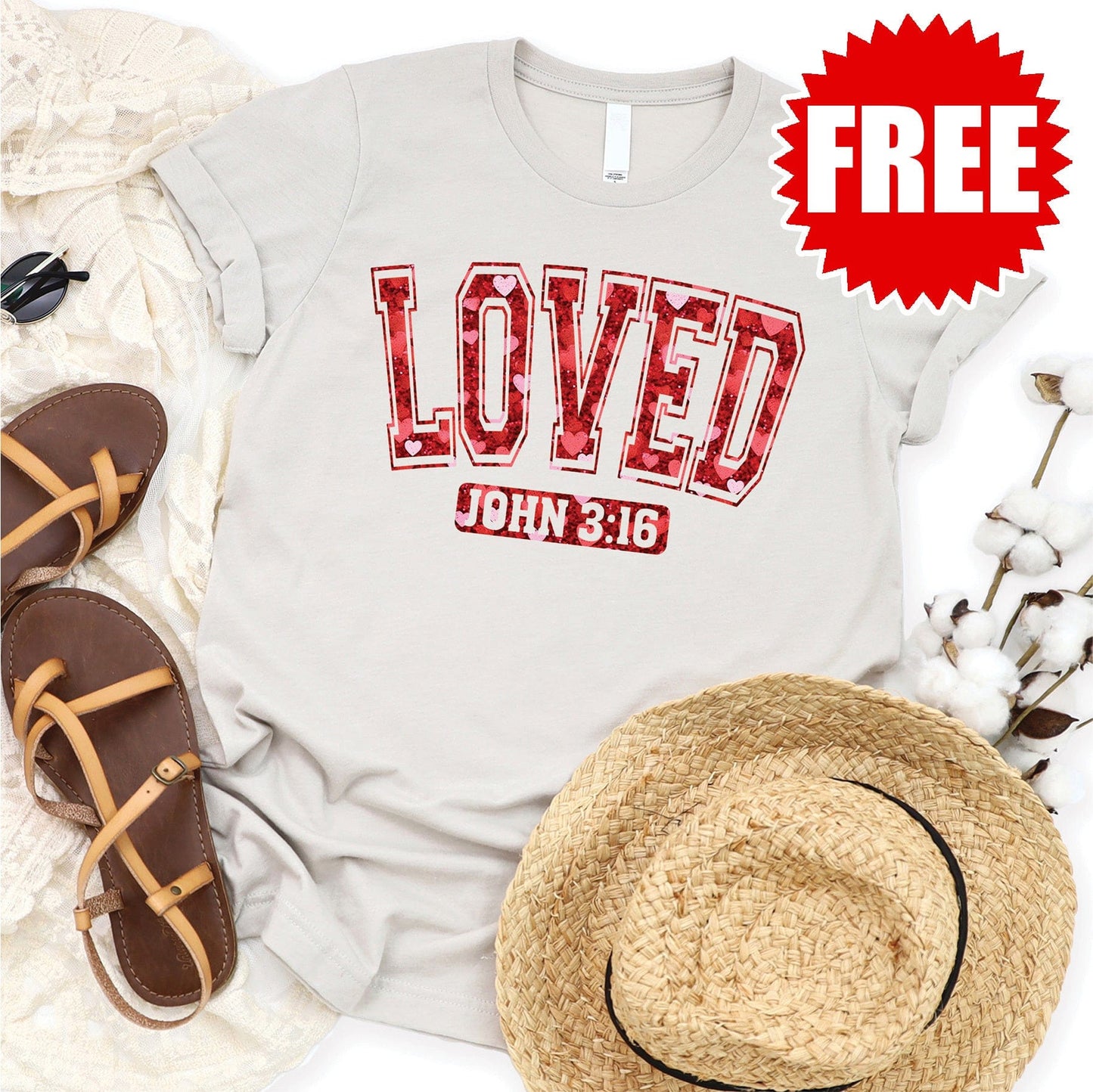 Loved John 3:16 Tee - 0
